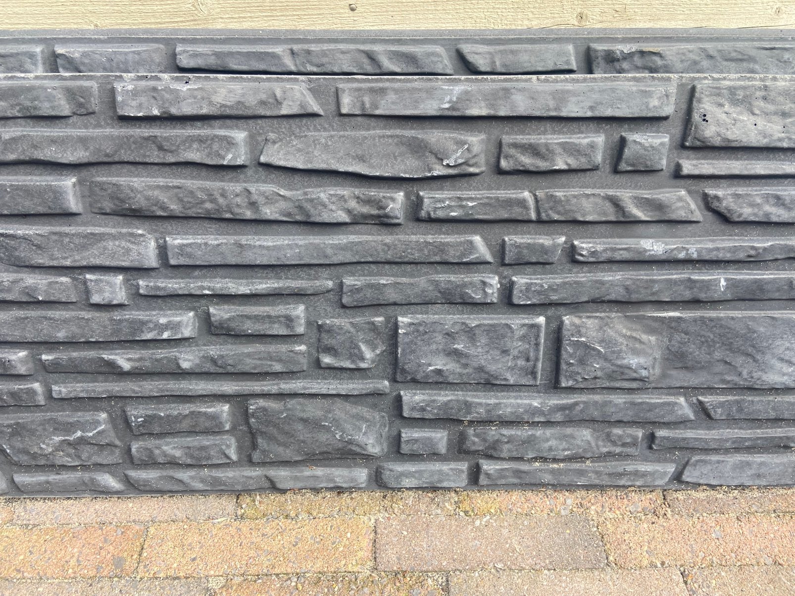 2 x Beton onderplaat antraciet 3,5 x 36 x 184 cm, Overige materialen, 1 tot 2 meter, Minder dan 3 meter, Nieuw