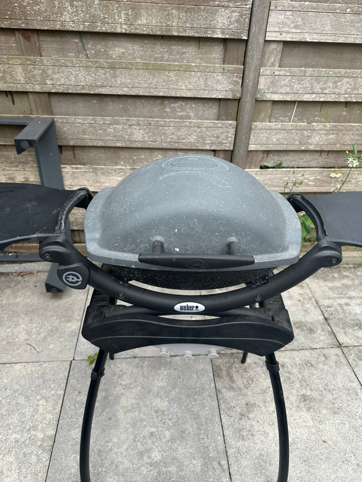 Weber elektrische barbecue met onderstel, Ophalen, Gebruikt