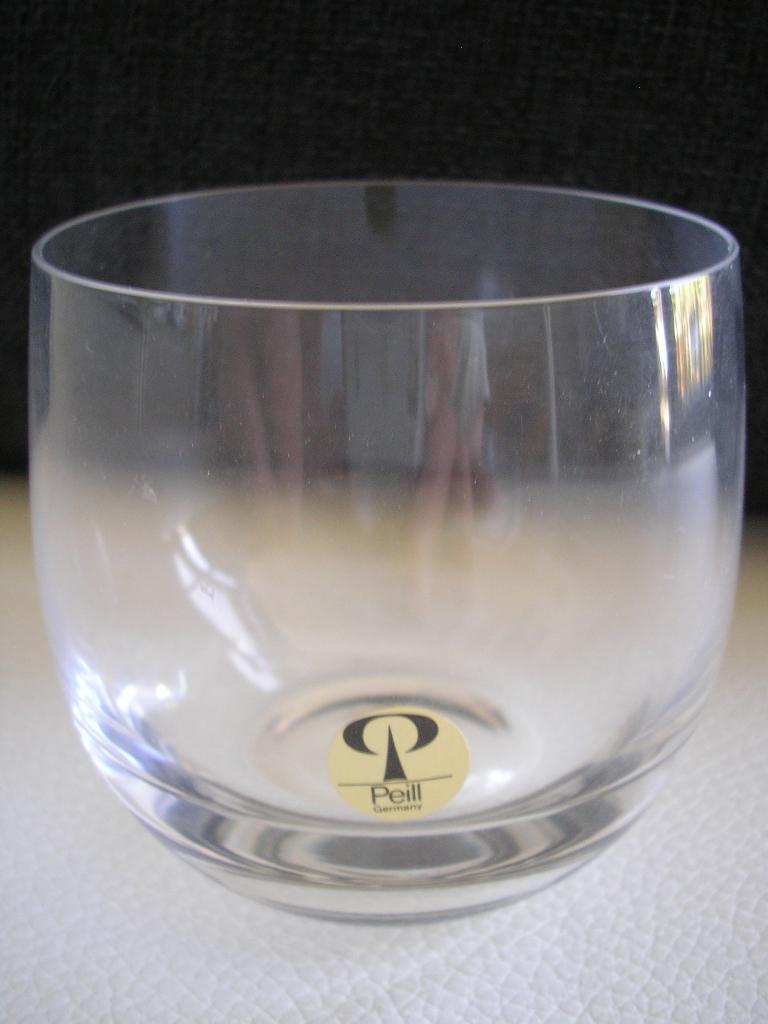 6 design drinkglazen van het merk Peill allen gaaf + gemerkt, Antiek en Kunst, Antiek | Glas en Kristal, Ophalen of Verzenden