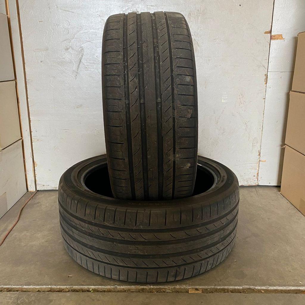 255-40-20 101V XL Continental ContiSportContact 5 - Set 30.1, Auto-onderdelen, Banden en Velgen, Gebruikt, -, -, Ophalen of Verzenden
