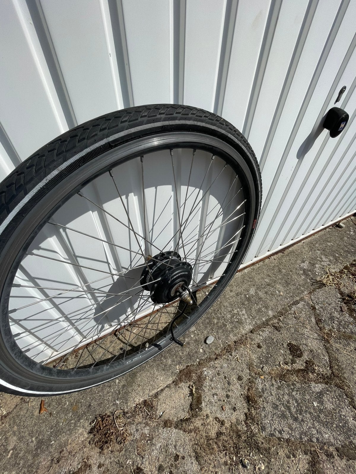 Voorwiel stella (vicenza nero) 28” met voorwiel motor, Ophalen of Verzenden, Gebruikt