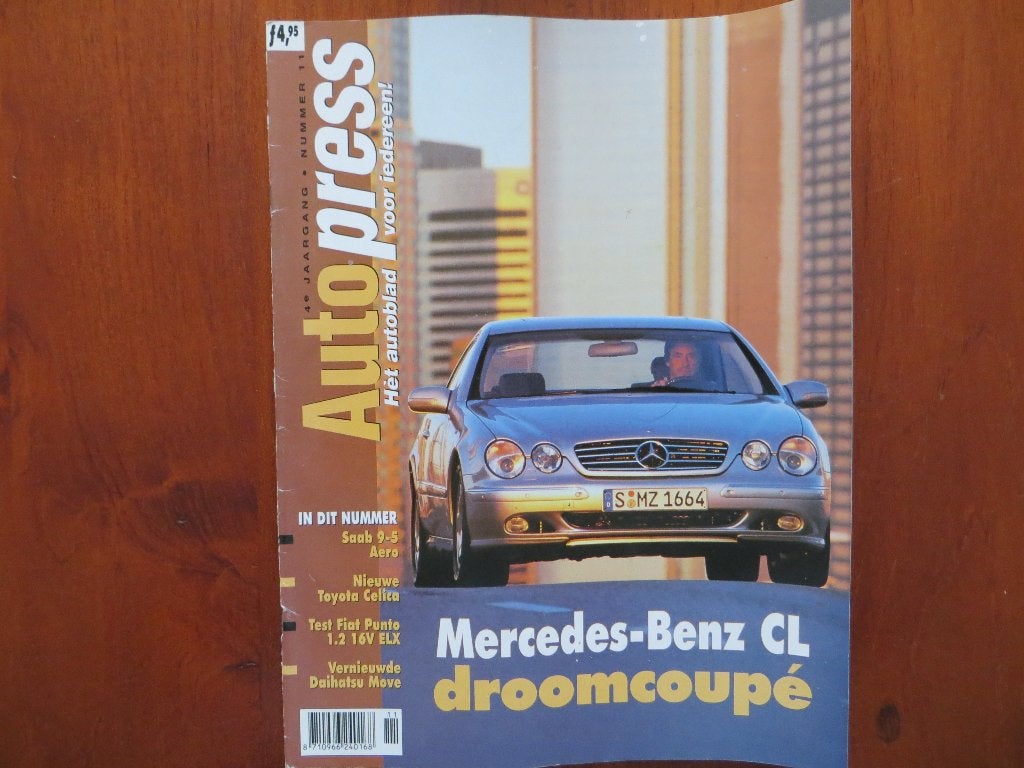 Autopress jrg 4 nr 11 Saab 9-5 Aero Toyota Celica Sonett III, Ophalen of Verzenden, Nieuw, Toyota