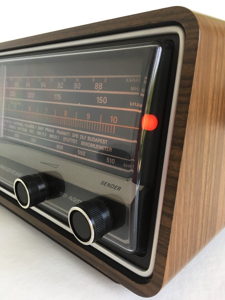 Vintage Grundig radio RF420 retro tafelmodel, Ophalen of Verzenden, Gebruikt, Radio