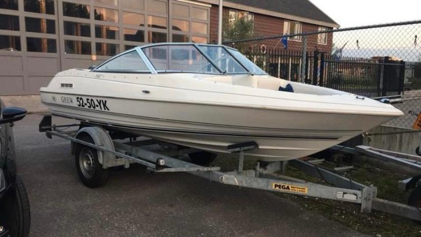 Speedboot 166LE Grew 5,10/1,90m - 25PK Suzuki 4stroke, Ophalen, Zo goed als nieuw, Elektrische start