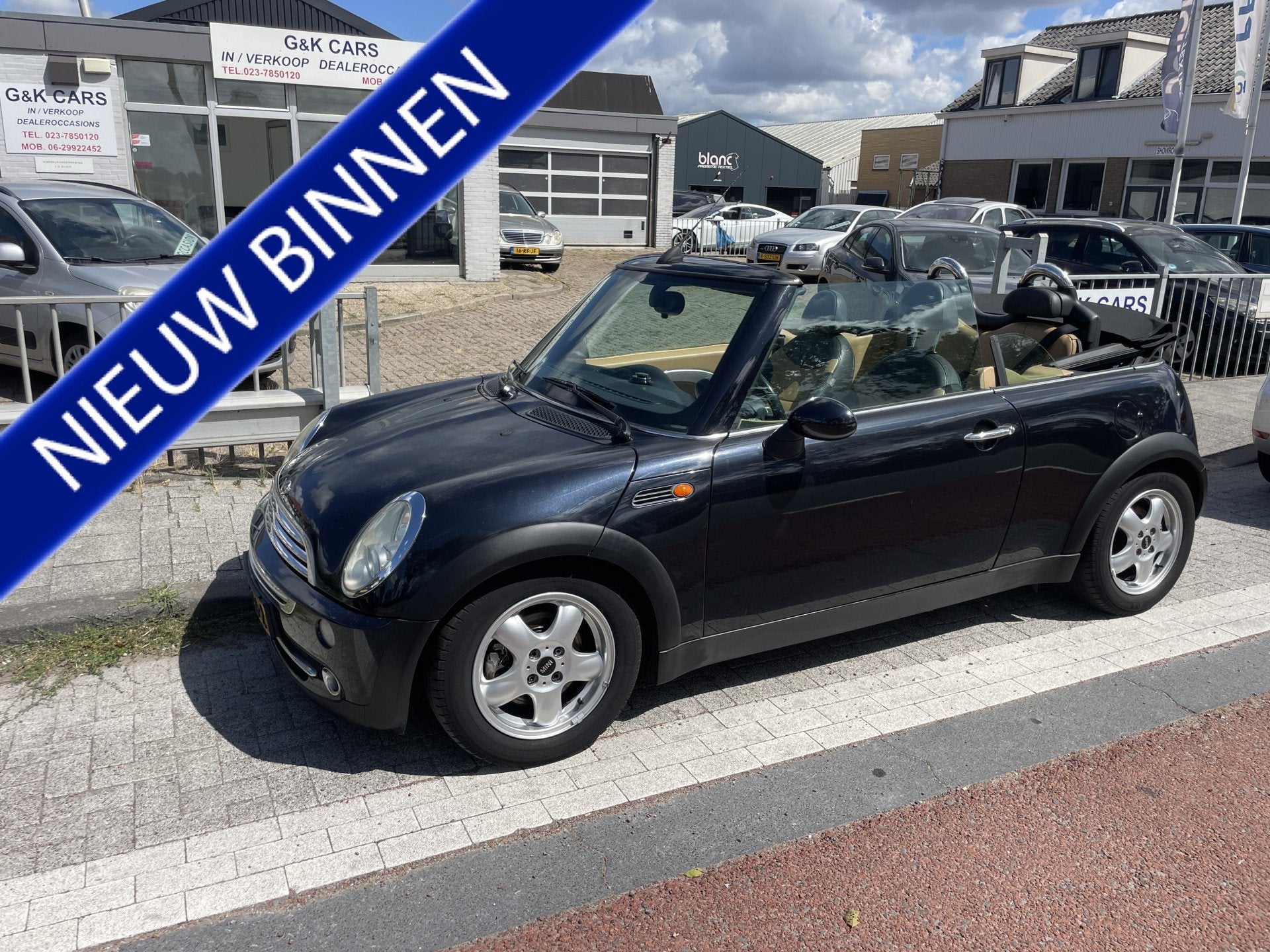 MINI Cabrio 1.6 Cooper Chili AUTOMAAT Nwe Apk Airco, Voorwielaandrijving, Gebruikt, 4 cilinders, Cabriolet
