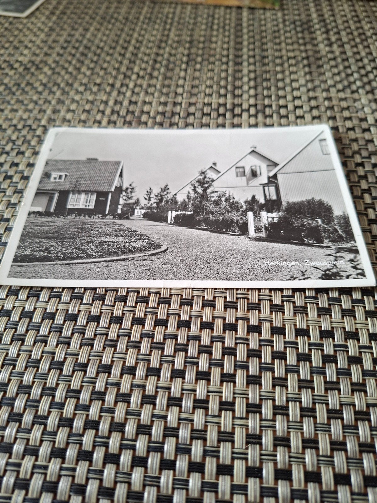 Oude ansichtkaart Herkingen, Zweedsplein - Gelopen, Ophalen of Verzenden, 1960 tot 1980, Gelopen, Zeeland