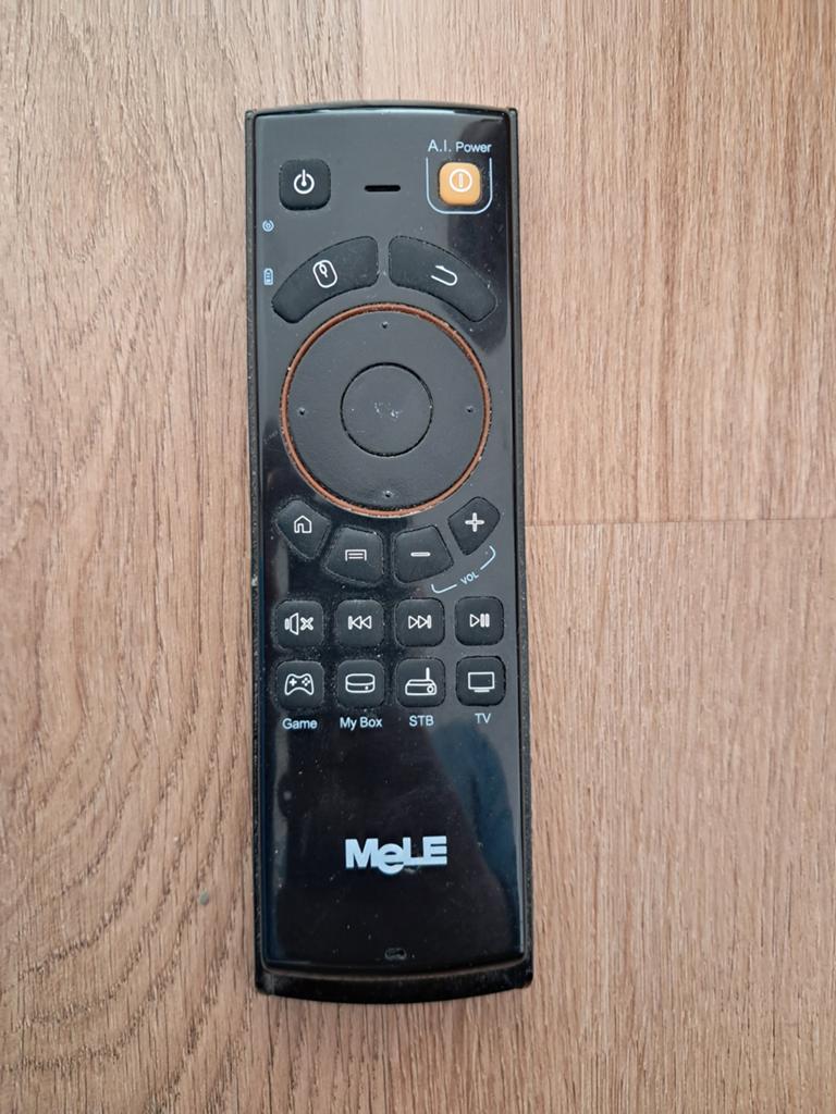 MeLE F10 Deluxe Air Mouse Afstandsbediening met Toetsenbord, Ophalen of Verzenden, Zo goed als nieuw, Origineel, Game console