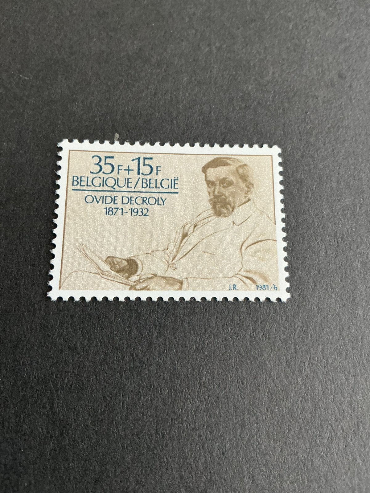 België uit 1981;  Ovide Decroly, Verzenden, Postfris