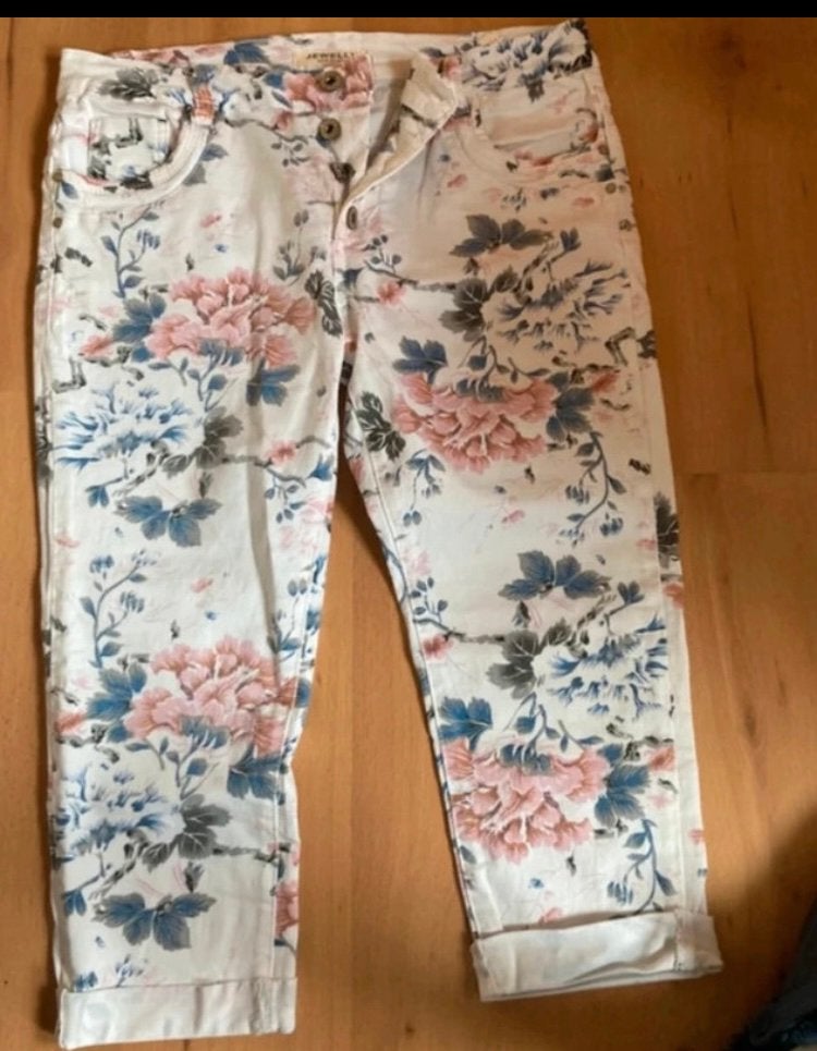 3/4 broek Jewelly, Ophalen of Verzenden, Zo goed als nieuw, Maat 42/44 (L), Lang