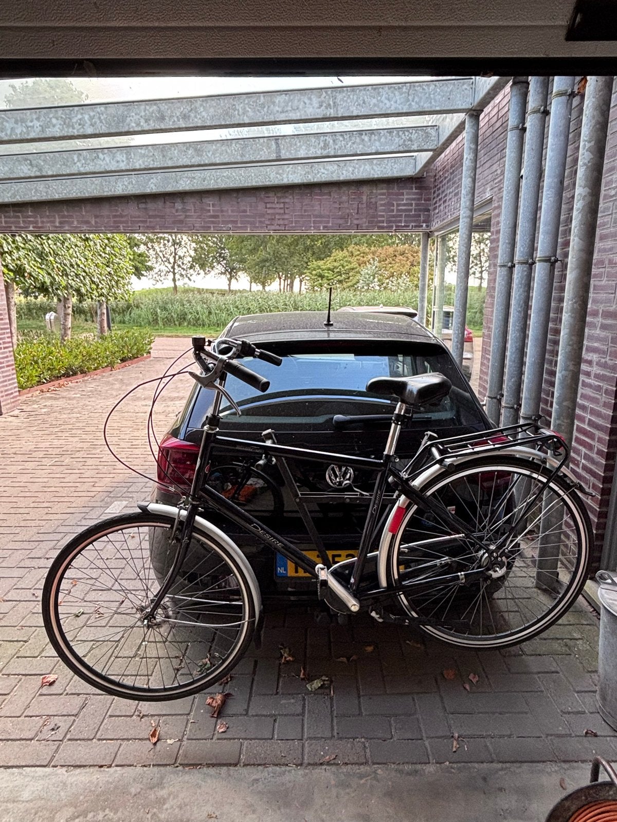Fietsenrek schaarmontage, Ophalen, Gebruikt