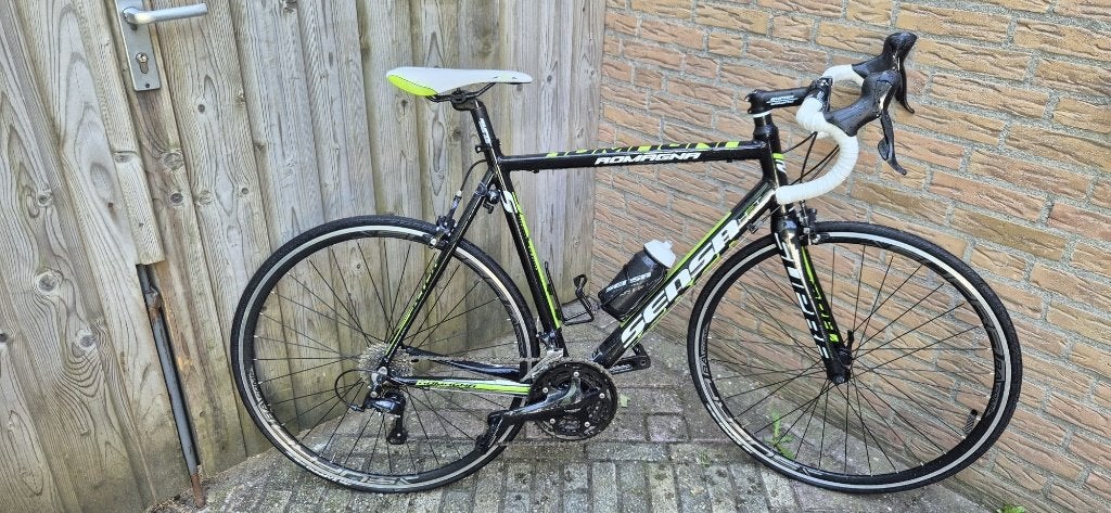 Sensa Romagna racefiets, 28 inch, Velgrem, Zo goed als nieuw, 57 tot 61 cm