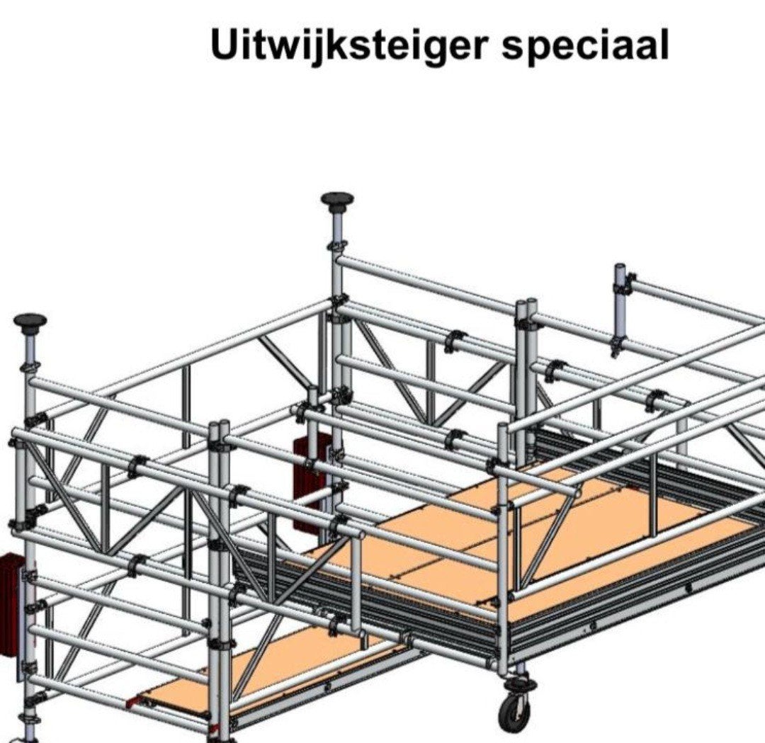 Altrex uitwijkconsoles set van 2 stuks zie afbeeldingen, Ophalen, Rolsteiger of Kamersteiger, Minder dan 2 meter
