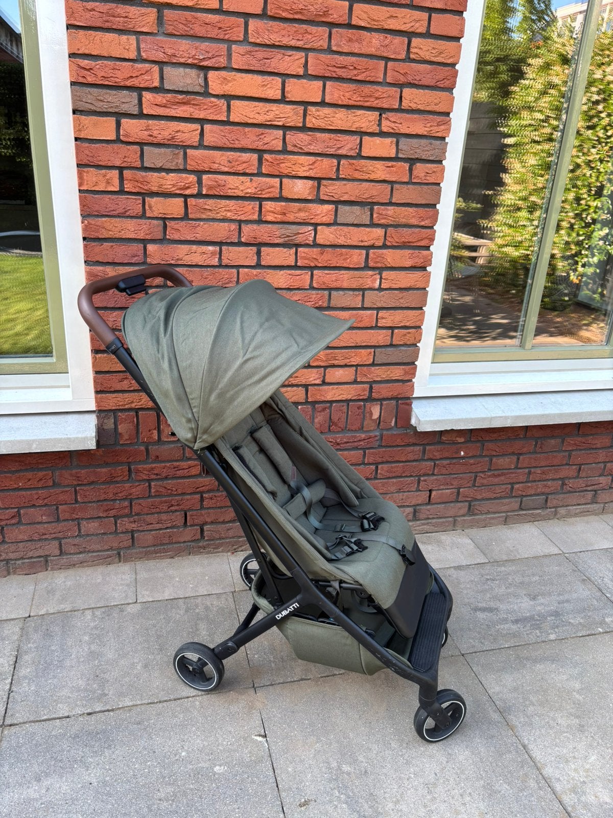 Dubatti smart buggy donkergroen, Kinderen en Baby's, Buggy's, Zo goed als nieuw, Ophalen