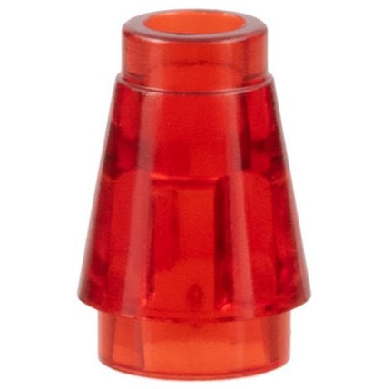 Lego kegel 1x1 transparant rood 15 stuks nieuw, Ophalen of Verzenden, Nieuw, Losse stenen, Lego