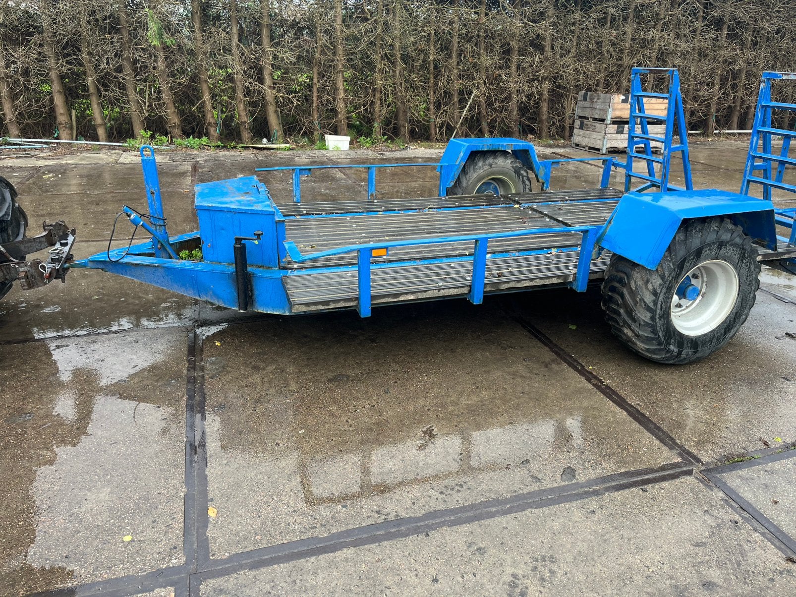 Oprijwagen/kar agrarisch, Ophalen, Transport