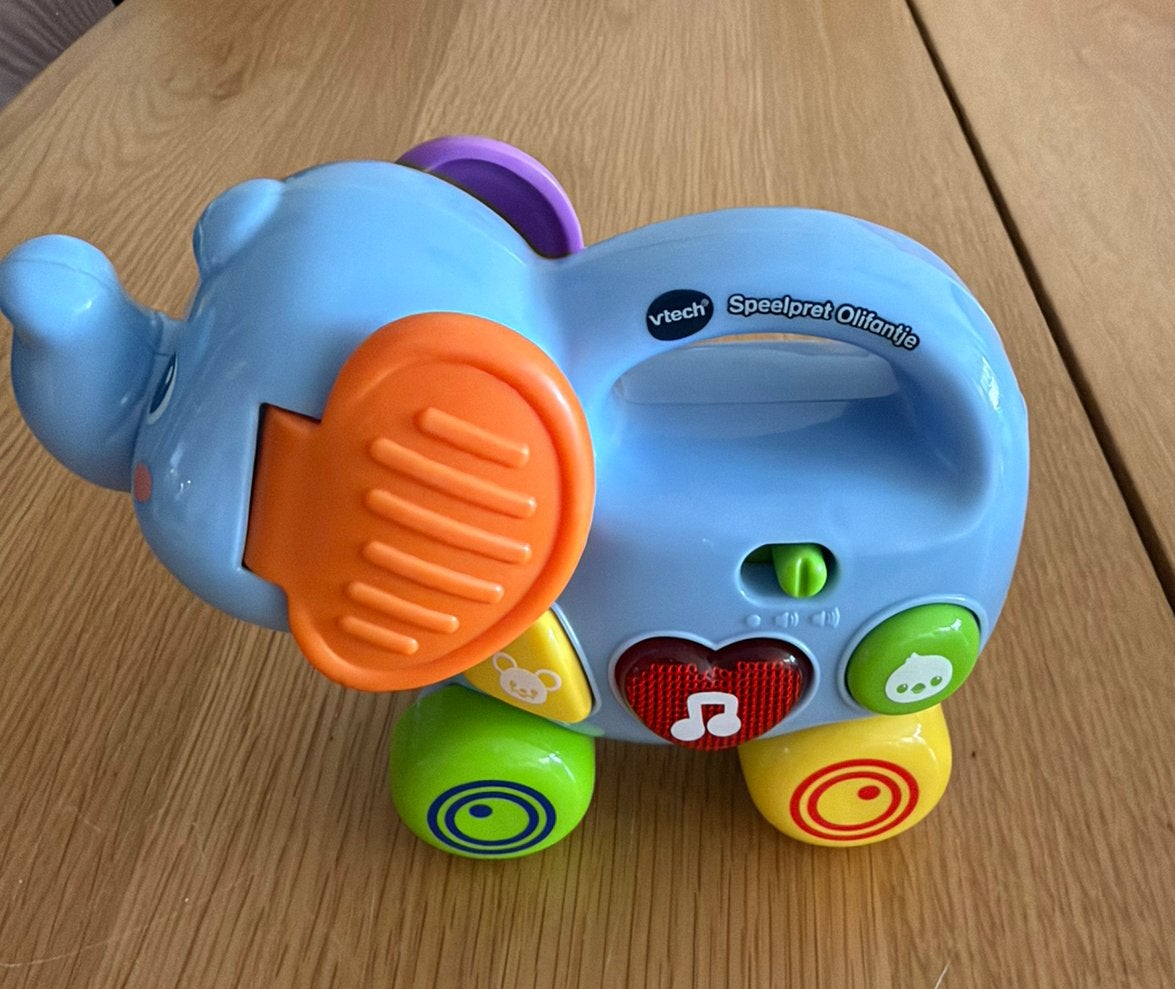 Olifantje Vtech, Ophalen of Verzenden, Zo goed als nieuw, 6 maanden tot 2 jaar
