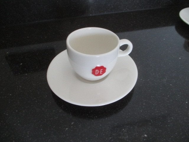 koffiekopjes Douwe Egberts  (12 euro), Ophalen, Zo goed als nieuw, Overige stijlen, Kop(pen) en/of Schotel(s)