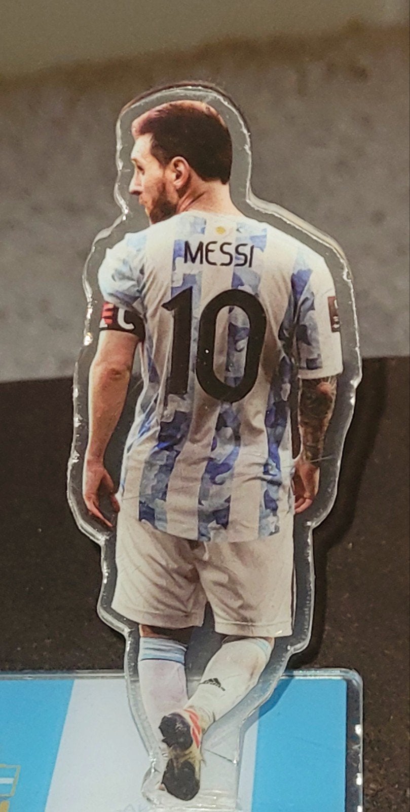 Maradona & Lionel Messi 10 Argentinië acrylaat display AFA, Verzenden, Nieuw, Buitenlandse clubs, Overige typen
