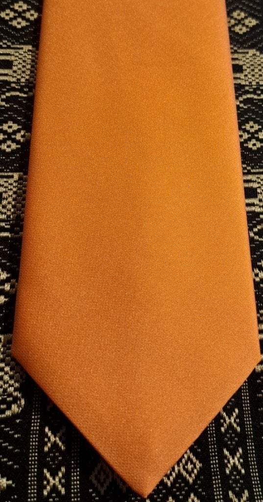 Stropdas effen oranje, Ophalen of Verzenden, Nieuw, Oranje
