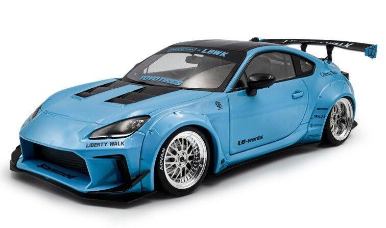 Solido Toyota GR86 Liberty Walk – 2024 – Blauw – 1:18, Hobby en Vrije tijd, Modelauto's | 1:18, Ophalen of Verzenden, Nieuw, Auto