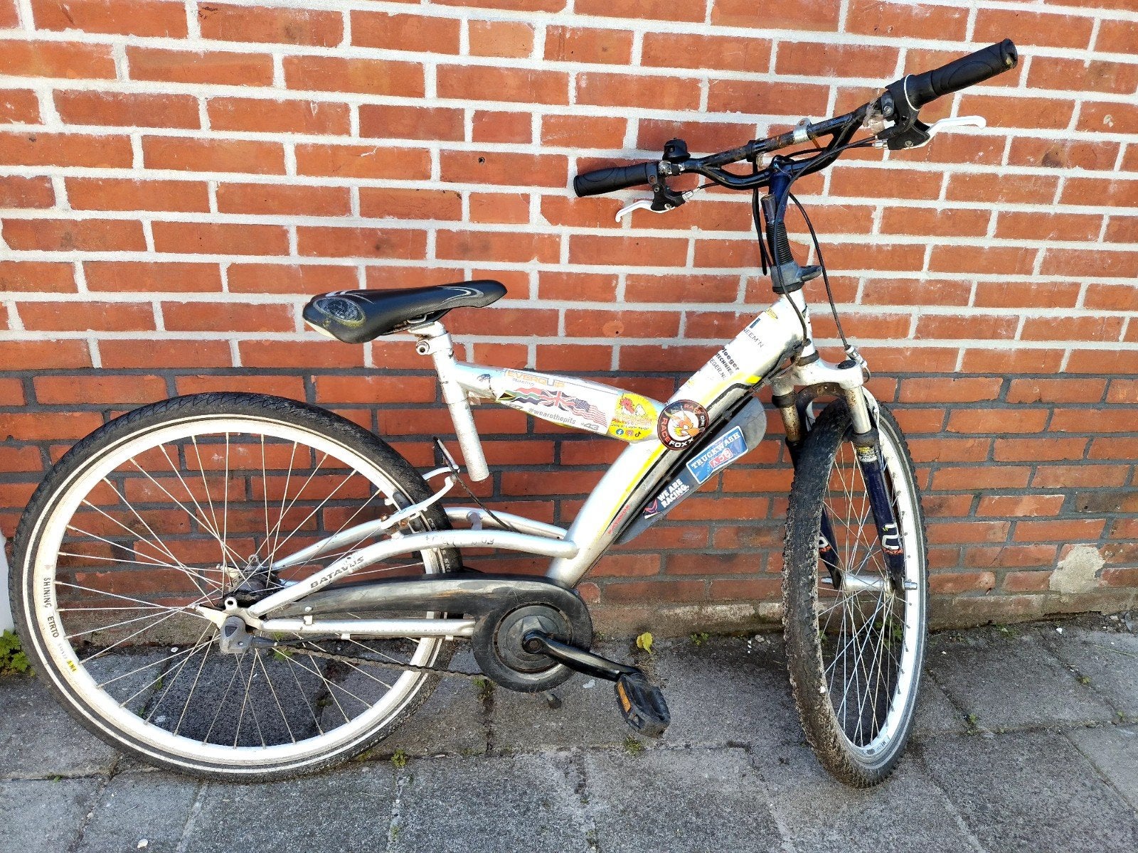 Gebruikte mountainbike, zilverkleurig, Ophalen, Gebruikt, Overige merken