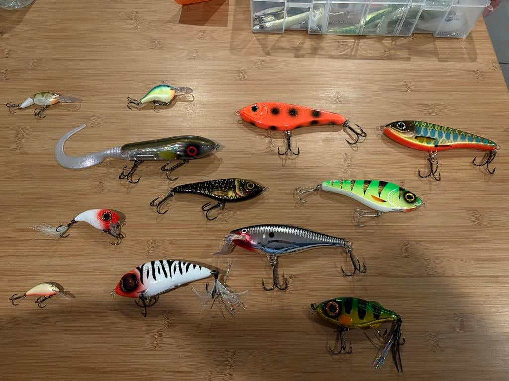 Diverse kunstaas set voor roofvis, snoek, baars, Watersport en Boten, Ophalen of Verzenden, Zo goed als nieuw, Overige typen