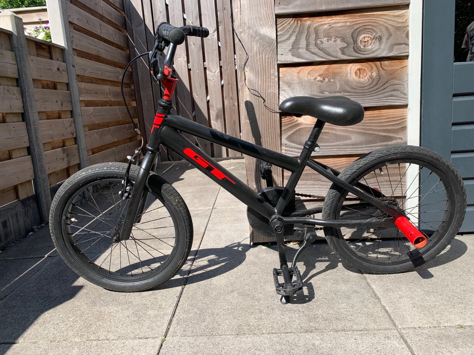 BMX fiets, Fietsen en Brommers, Fietsen | Crossfietsen en BMX, Ophalen, Gebruikt, Staal, Velgrem