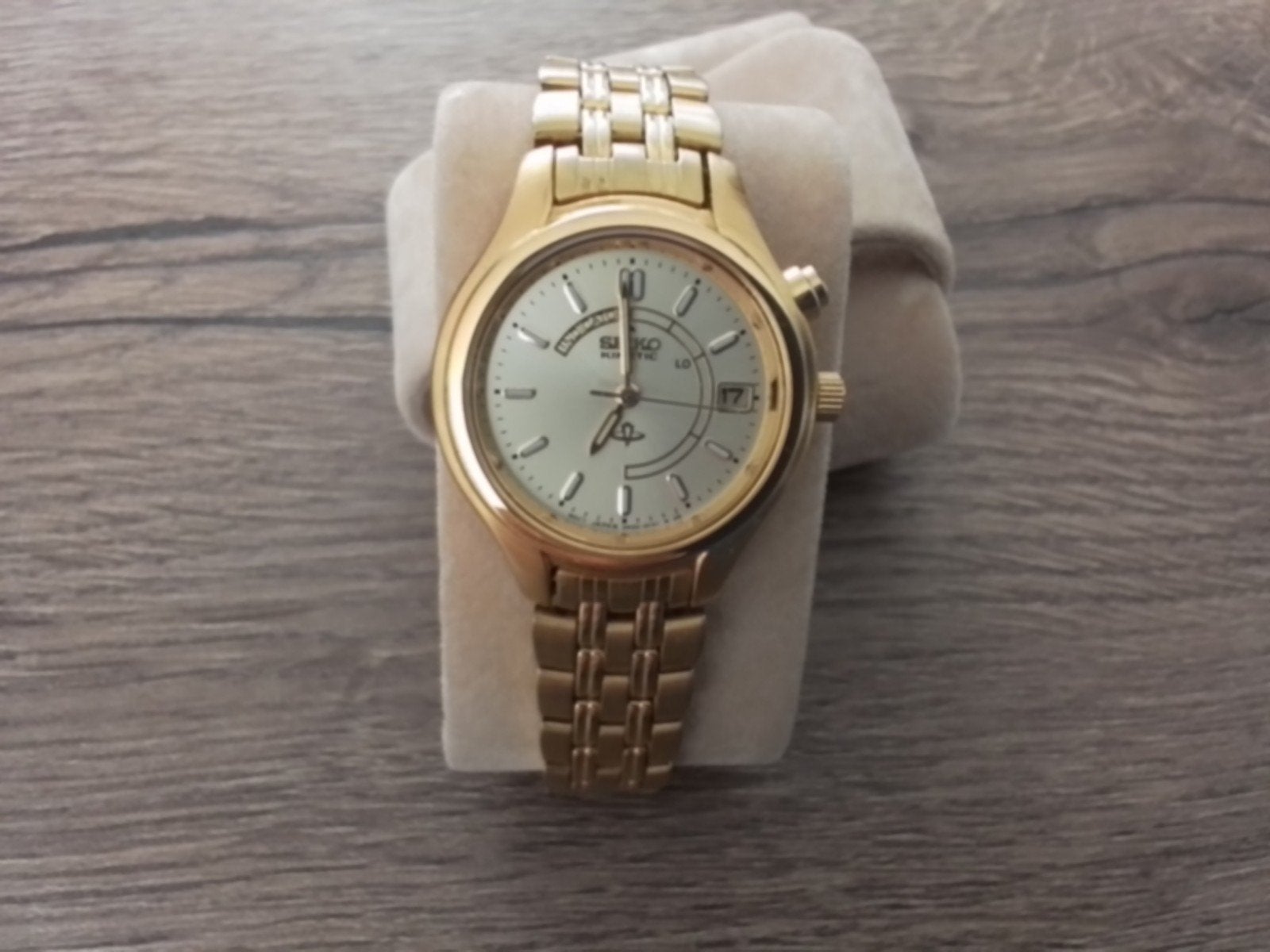 Seiko Kinetic dameshorloge, Ophalen of Verzenden, Zo goed als nieuw, Staal, Seiko