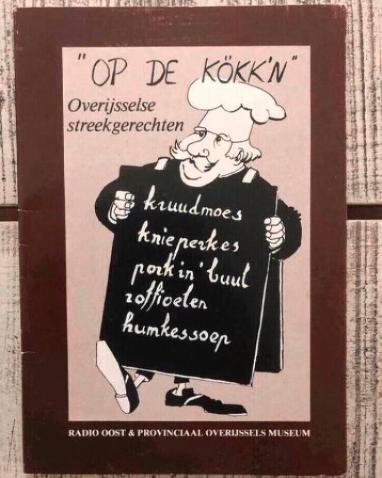 Op de kökk’ recepten Overijssel Radio Oost Museum Streek, Boeken, Kookboeken, Ophalen of Verzenden, Zo goed als nieuw, Nederland en België