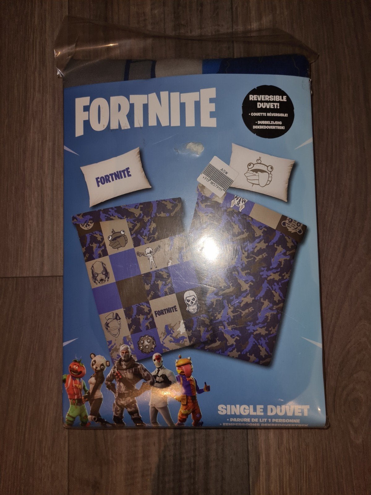 Fortnite 1 persoons dekbedovertrek, Kinderen en Baby's, Kinderkamer | Beddengoed, Ophalen, Nieuw, Jongetje of Meisje, Dekbedovertrek