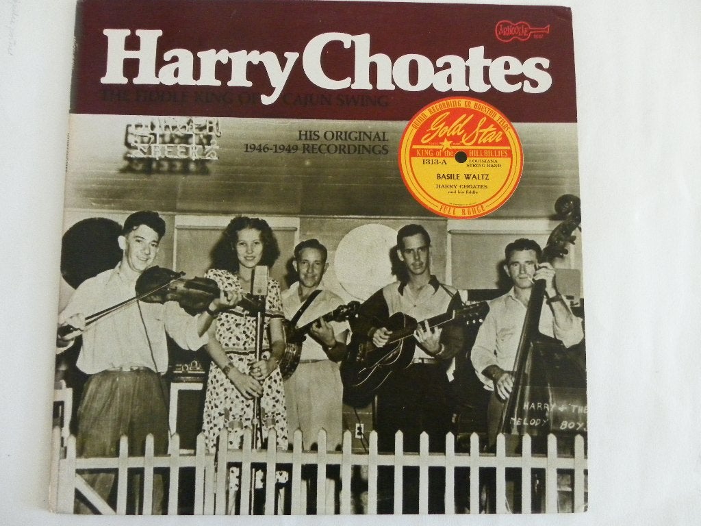 LP Harry Choates - The Fiddle King Of Cajun Swing, Ophalen of Verzenden, Gebruikt, 12 inch