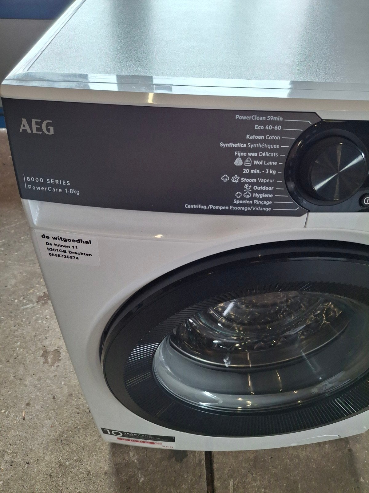 Zogoed als nieuwe aeg 8000 Serie PowerCare 1-8kg Wasmachine, Witgoed en Apparatuur, Electrolux Appliances AB, Central contact point: Al. Powstancow Slaskich 26, 30-570 Krakow, Poland