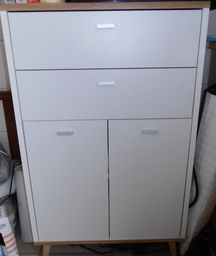 2 badkamerkastjes, Huis en Inrichting, Badkamer | Badkamermeubels, Ophalen, (Half)hoge kast, Minder dan 50 cm, Gebruikt
