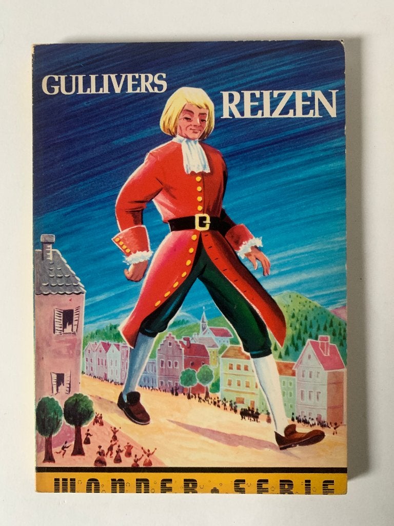 3 Vintage Wonder-serie Boekjes: Gulliver, Pinokkio, Alice, Ophalen of Verzenden, Gelezen, Fictie algemeen