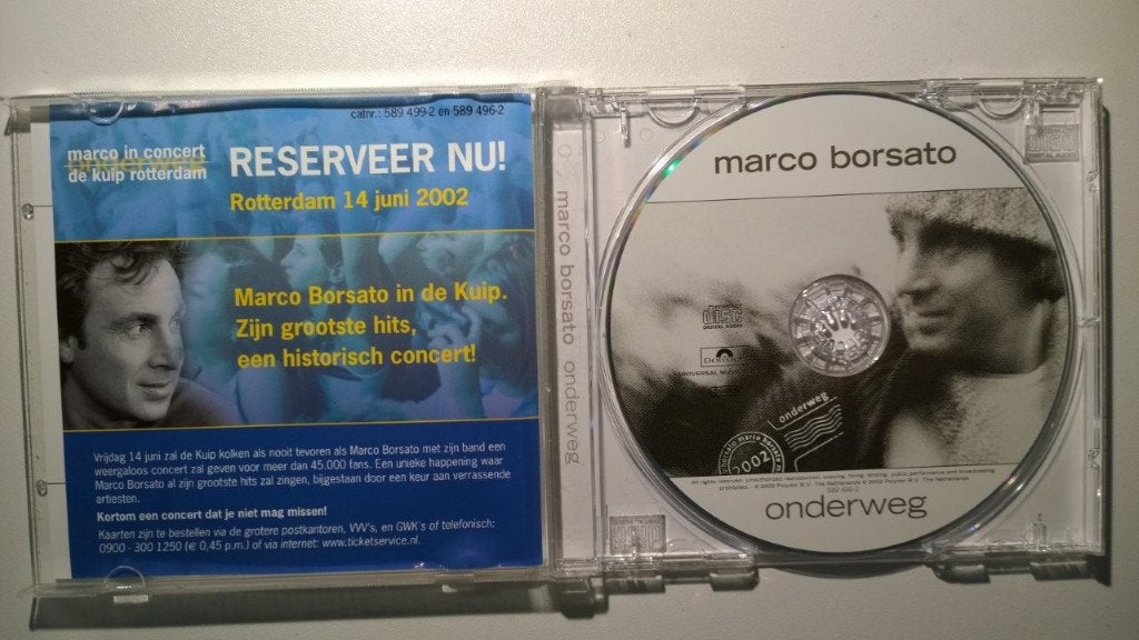 Marco Borsato - Onderweg, Ophalen of Verzenden, Zo goed als nieuw, Pop, Album