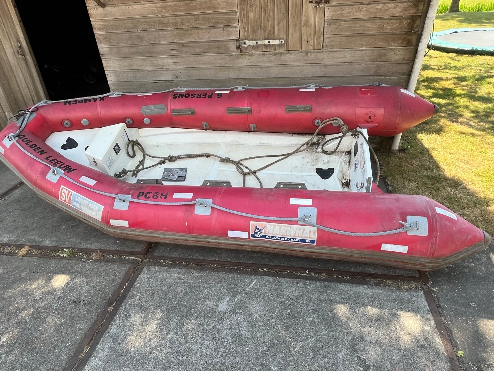 Narwhal SV-400 RIB 4m, Ophalen