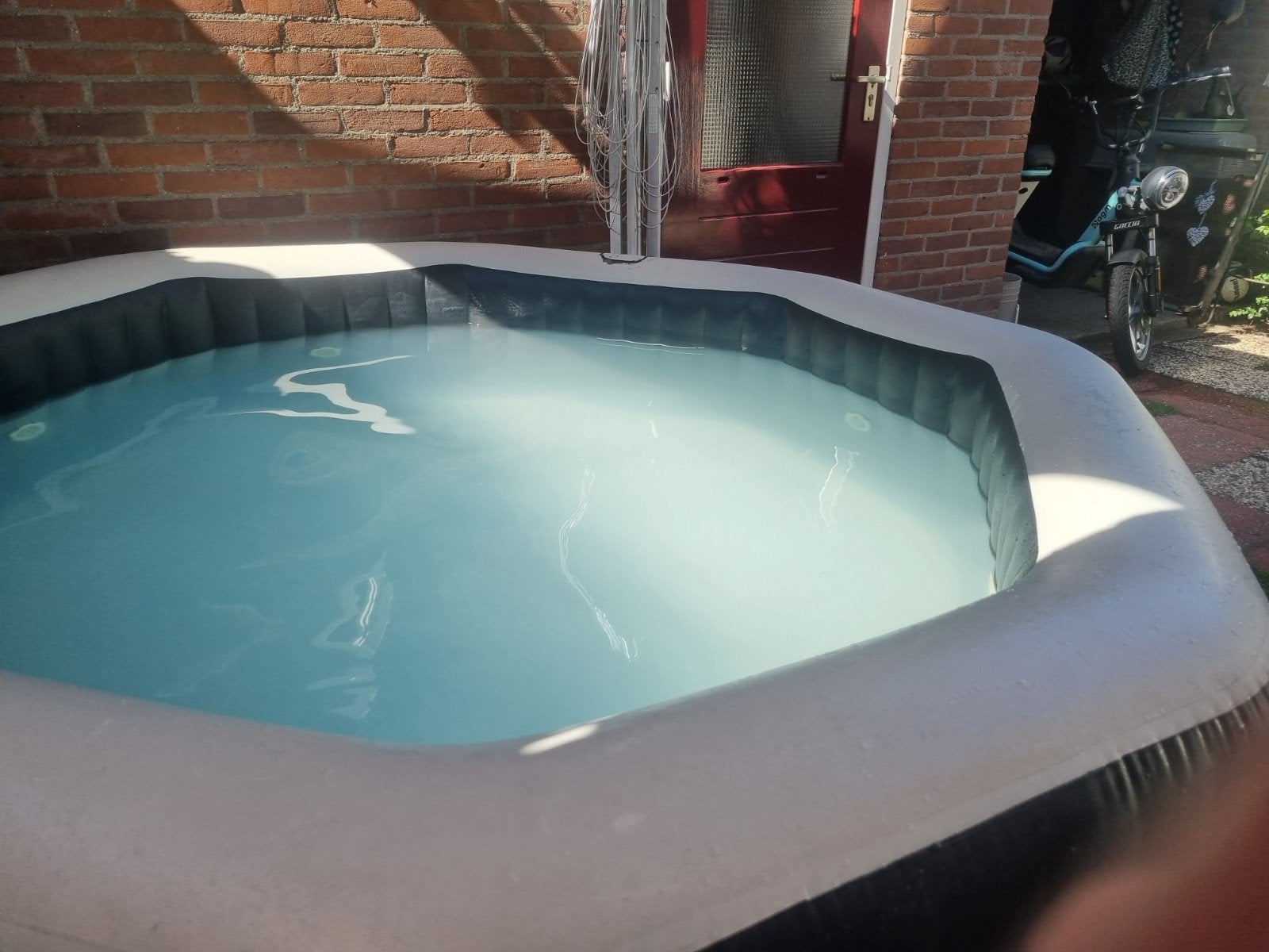 Intex opblaasbare jacuzzi met bubbels en jets, Ophalen, 200 tot 300 cm, Opblaaszwembad, 80 tot 120 cm