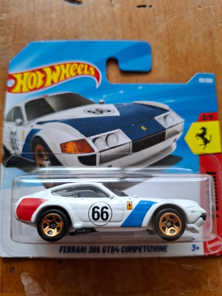 Hot Wheels Ferrari 365 GTB4 Competizione, Hobby en Vrije tijd, Modelauto's | Overige schalen, Verzenden, Nieuw, Auto