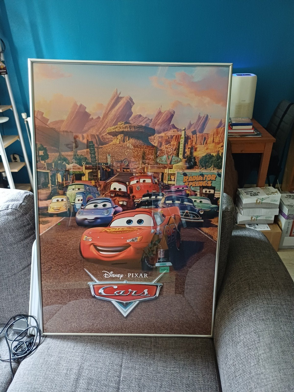 Disney cars poster inclusief lijst, Ophalen, Film en Tv