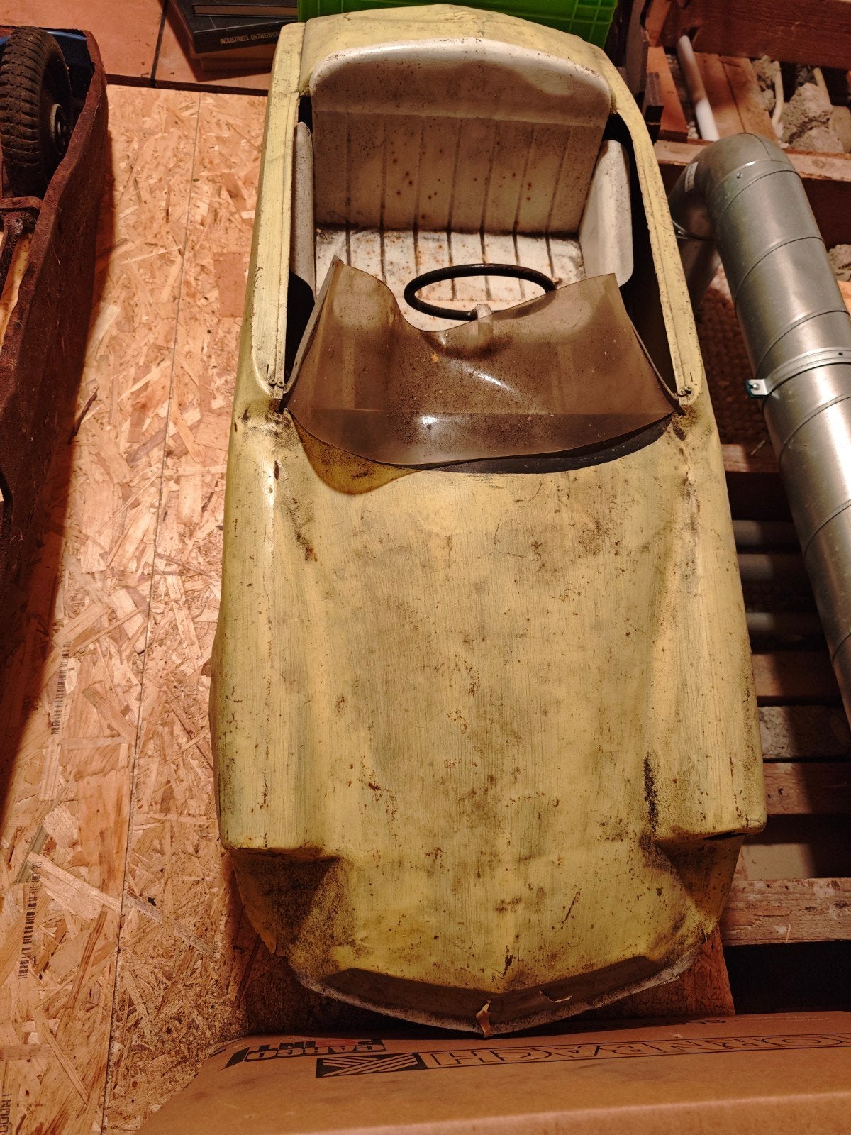 antieke originele citroen ds trapauto, Ophalen