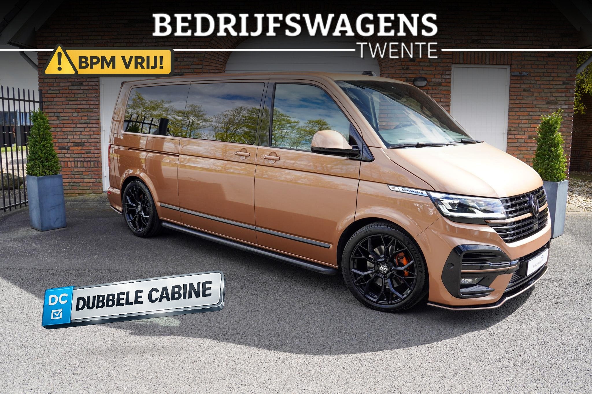 Volkswagen Transporter 204PK CARAVELLE L2H1 DUB/CAB BWT Cust, 15 km/l, Gebruikt, Volkswagen, 2296 kg