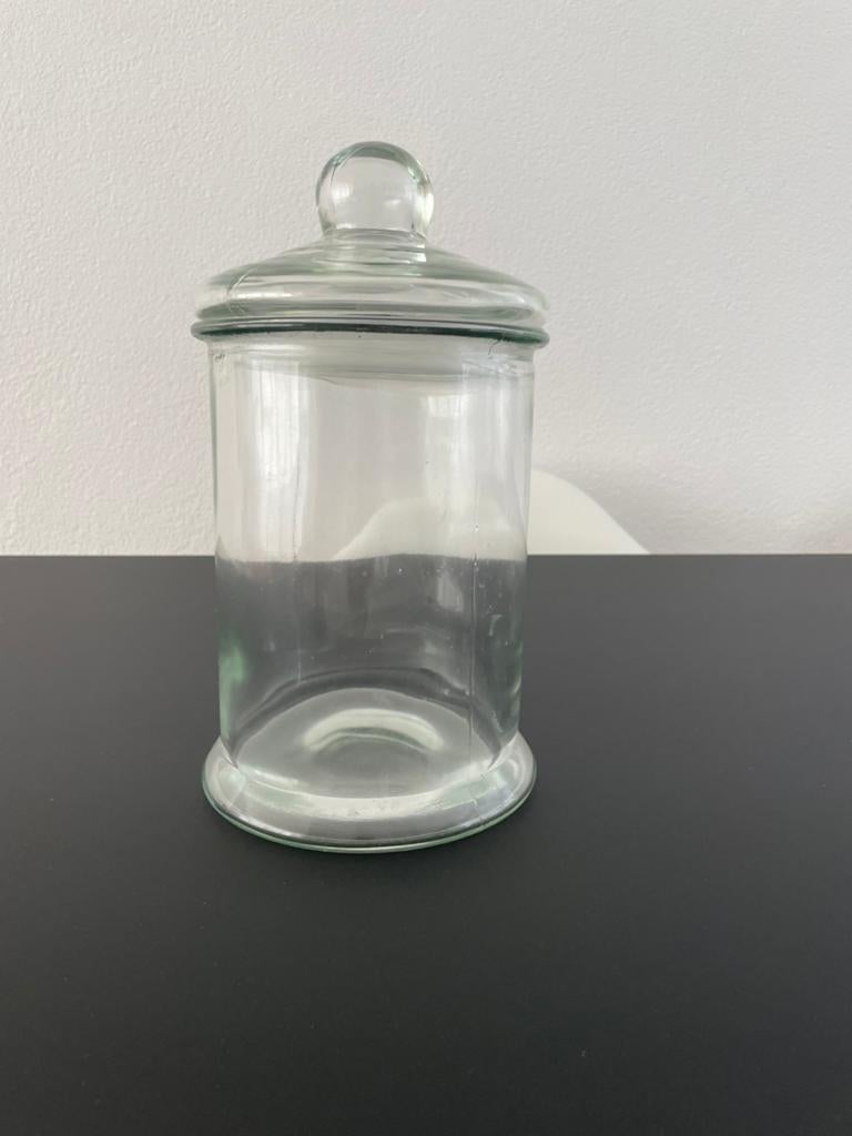 Voorraadpot glas, Ophalen of Verzenden, Zo goed als nieuw