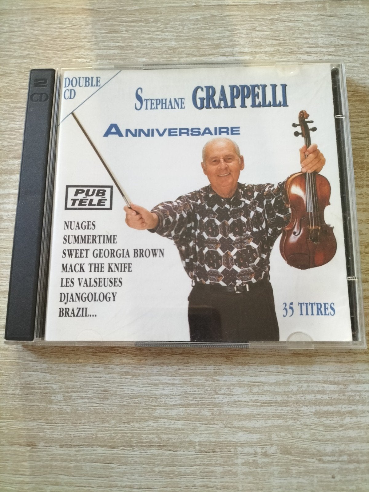 Stephane grappelli - anniversaire 2 cd set, Ophalen of Verzenden
