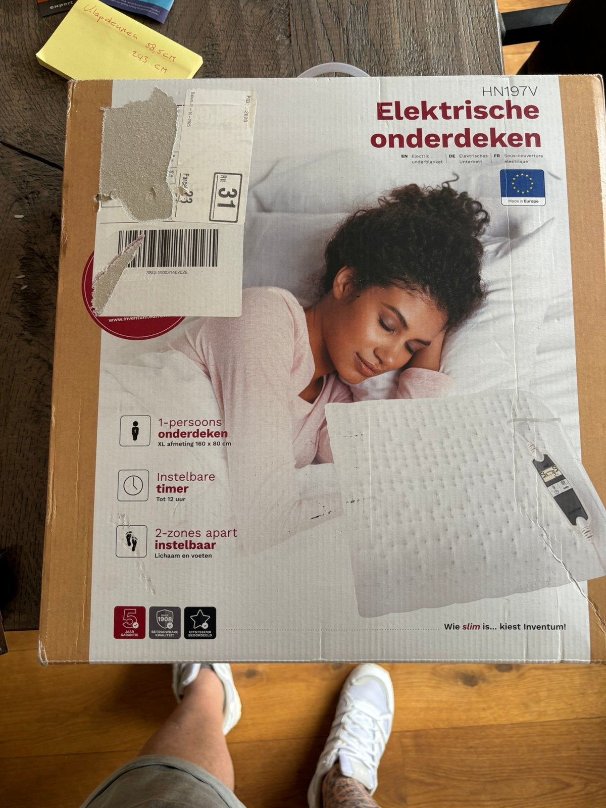 Elektrische deken, Overige typen, Nieuw, Minder dan 60 cm, Ophalen of Verzenden