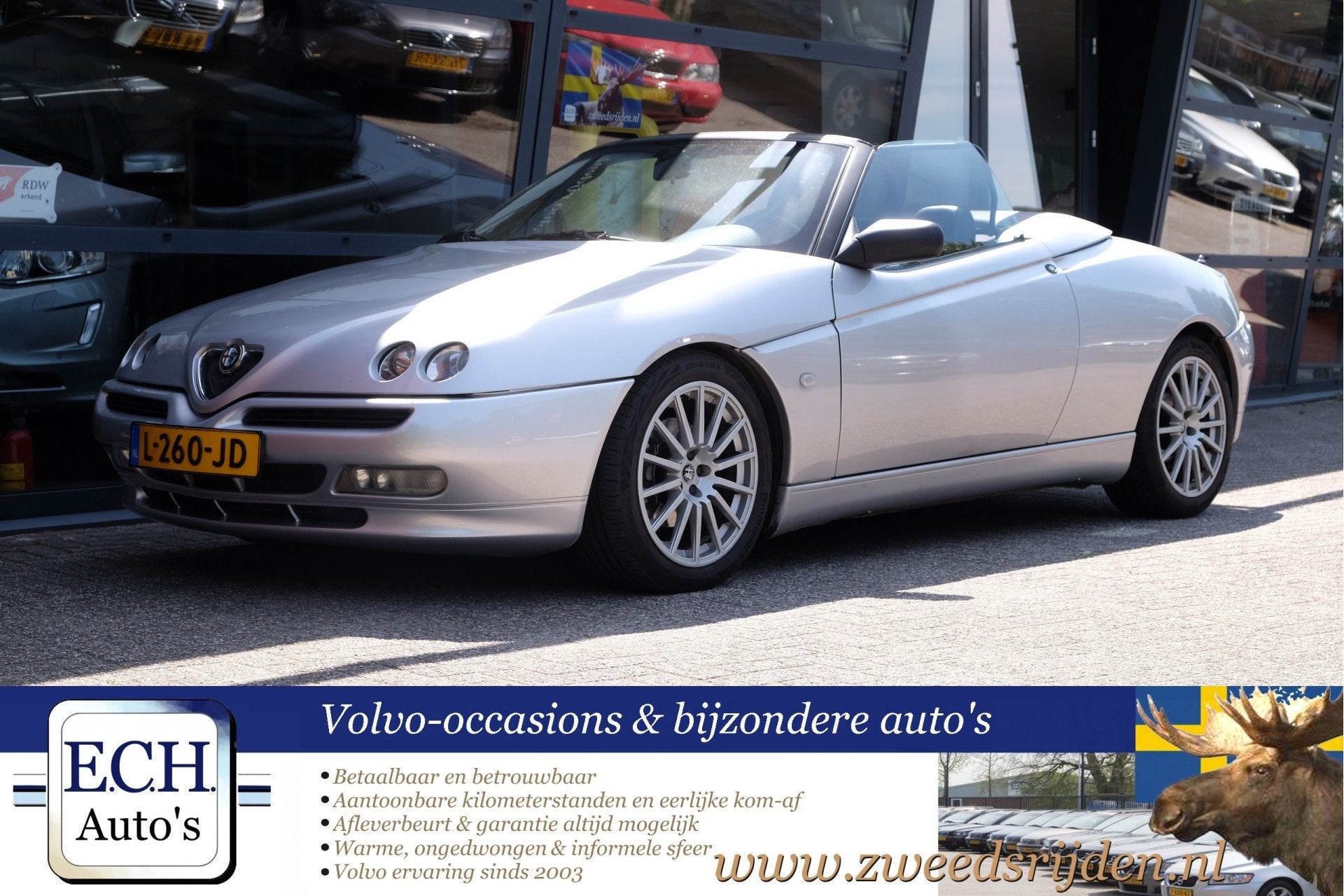 Alfa Romeo Spider 2.0-16V T.Spark,leer, 17 inch, (bj 2000), foto 6