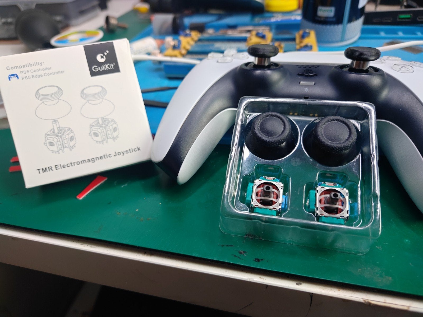 PS5 DualSense Controller met GuiliKit Hall Effect Joysticks, Ophalen, Nieuw, Controller, PlayStation 4