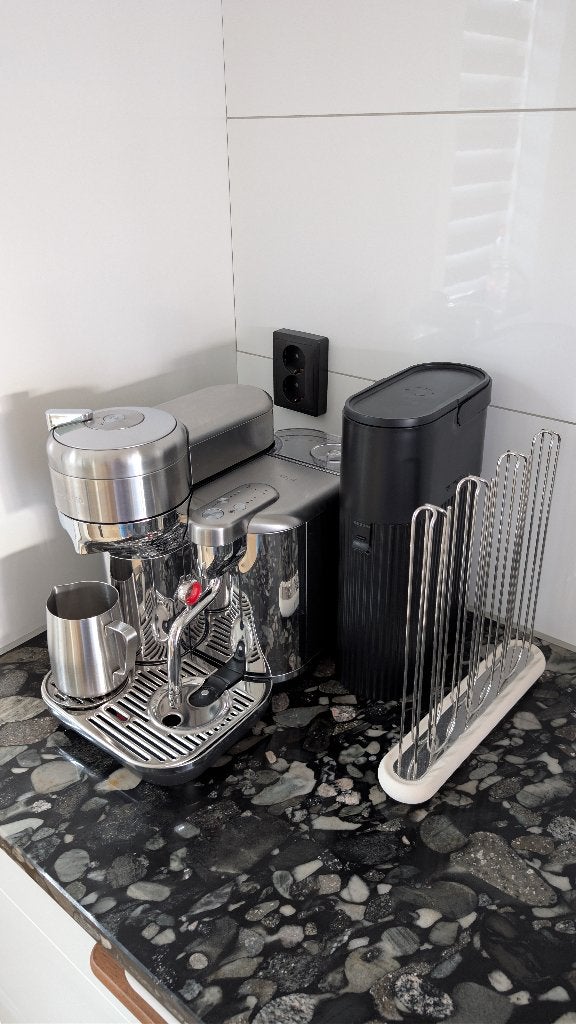 Nespresso Vertuo Creatista RVS, Koffiepads en cups, Koffiemachine, Ophalen of Verzenden, Zo goed als nieuw