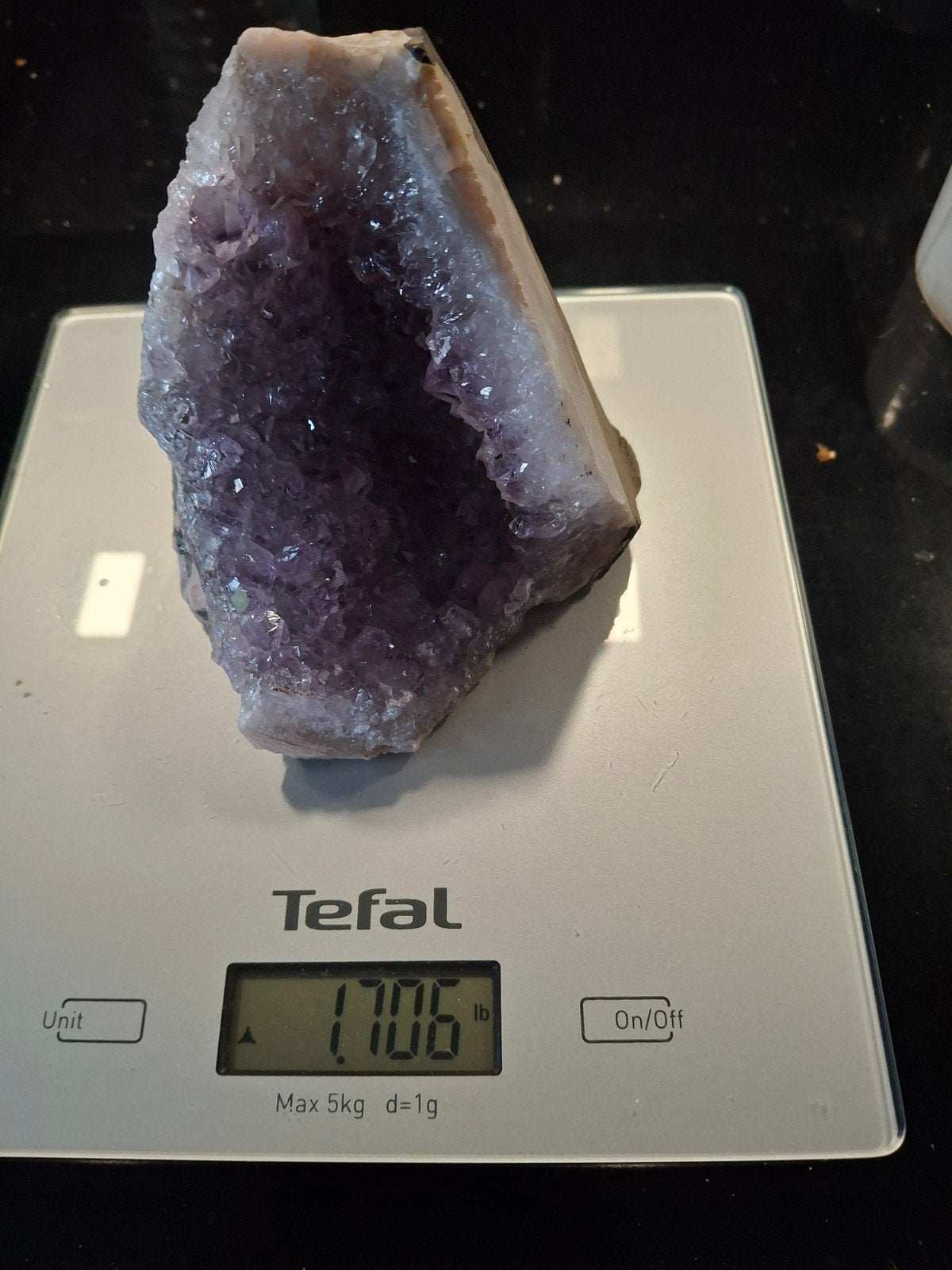 Prachtige Amethist Geode - 1.7 kg, Ophalen of Verzenden