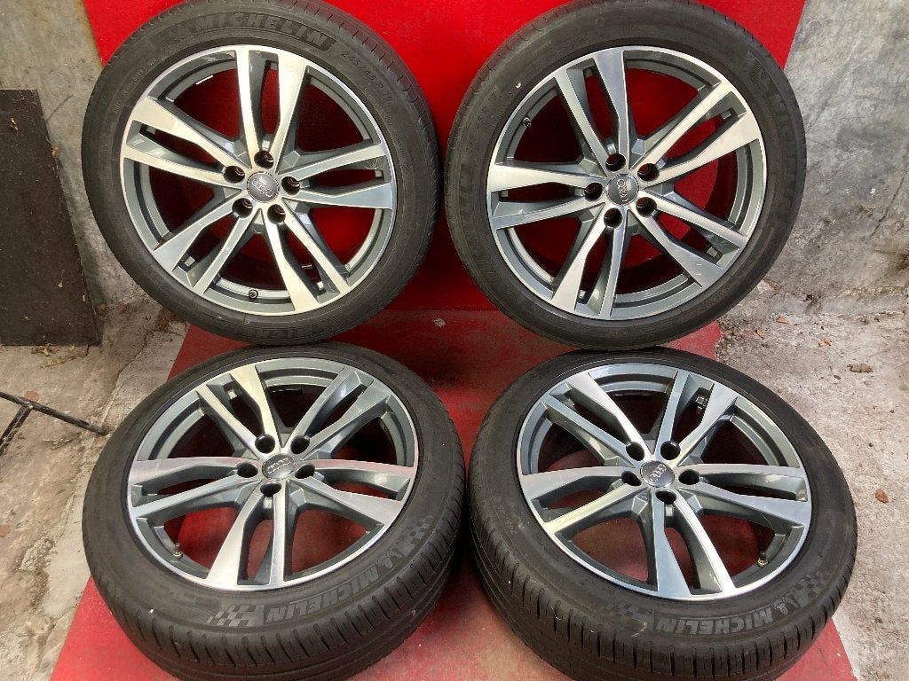 Lichtmetalen S-Line velgen Audi A6 245/45R19 Michelin, 19 inch, Audi, ., Banden en Velgen