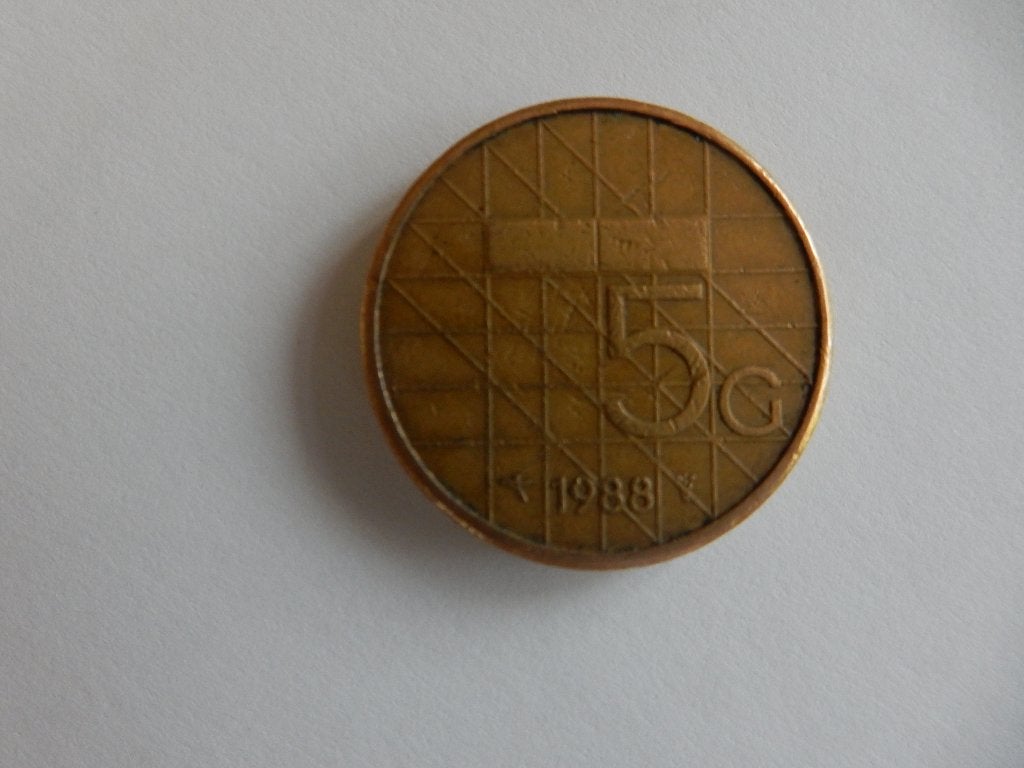 5 Gulden, 1988, Ophalen of Verzenden, Koningin Beatrix, 5 gulden, Losse munt